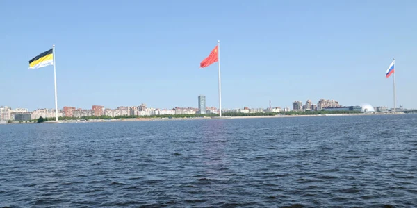 Steagurile Imperiului Rus, USS si Rusiei ridicate la St Petersburg FOTO kremlin ru jpg