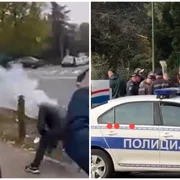 violente in serbia png