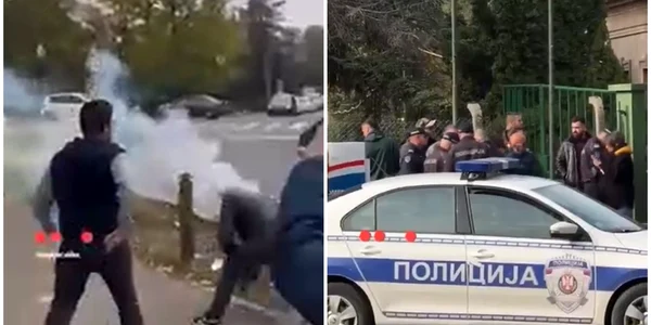 violente in serbia png