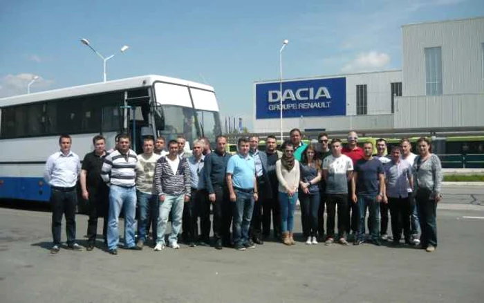 Studenţi în vizită la Dacia Mioveni FOTO Mariana Iancu