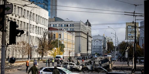 Atac cu rachete in Kiev FOTO Getty Images 