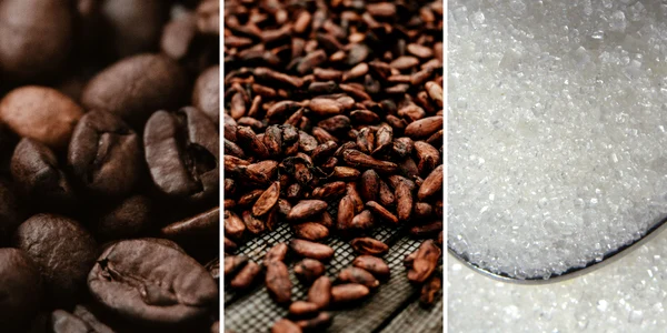 cafea, cacao si zahar foto pexels png