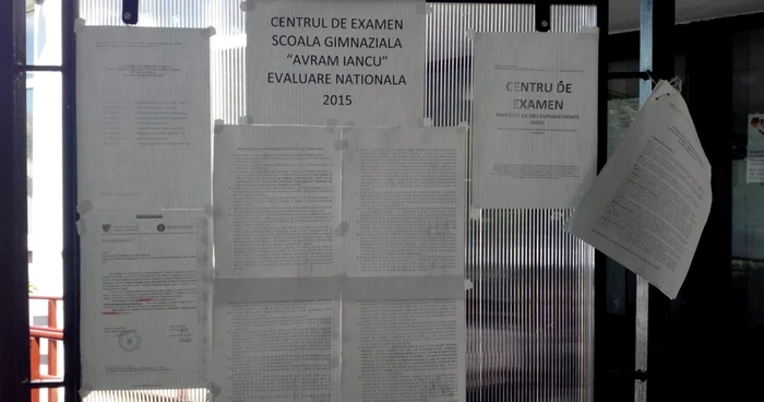 Centrul de examen ”Avram Iancu” din Baia Mare Foto: Angela Sabau