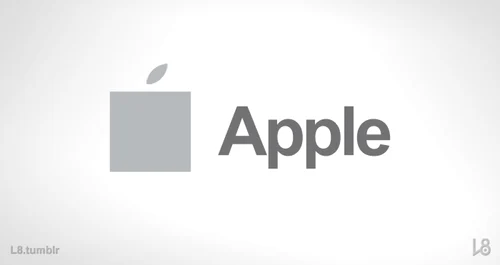 logo-ul apple în stilul microsoft