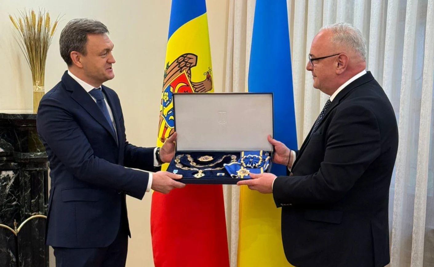 Fostul premier al Republicii Moldova a fost decorat de Ucraina cu Ordinul „Principele Iaroslav cel Înțelept”, la cererea lui Zelenski