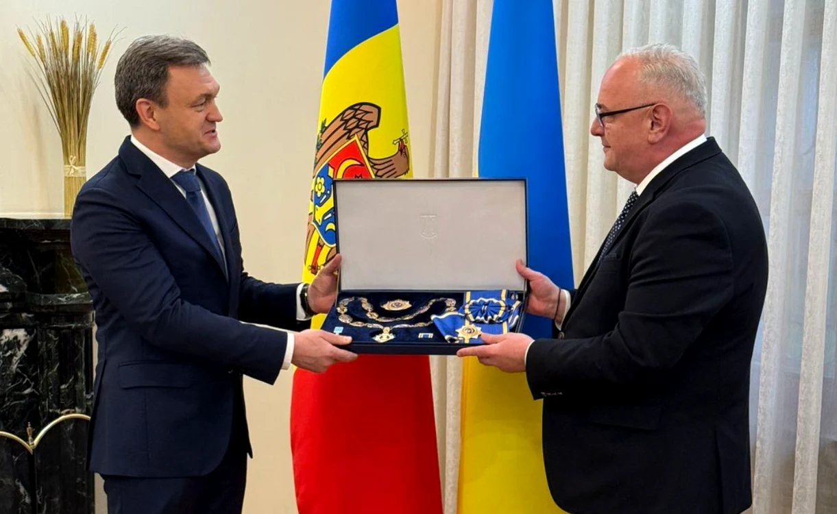 Dorin Recean și Paun Rohovei. FOTO: Facebook/Paun Rohvei