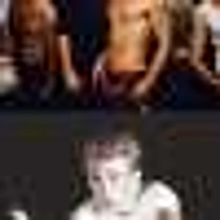 Brad Pitt, în „Fight Club“ (sus) şi James Dean, „rebelul fără cauză“ al Americii (jos)