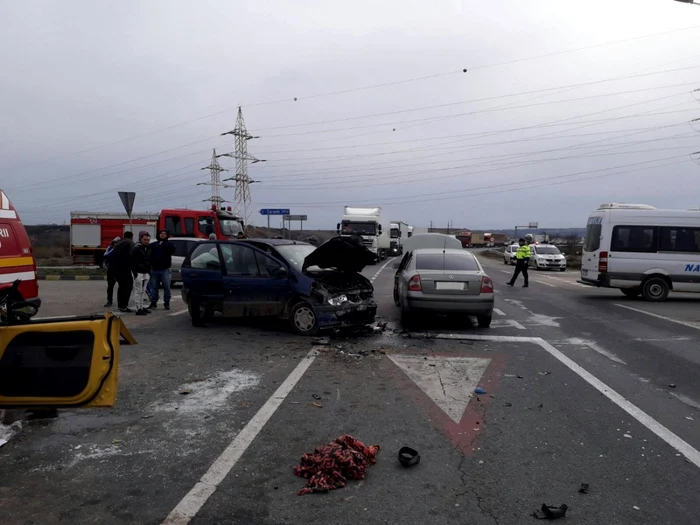 Locul unde s-a petrecut accidentul