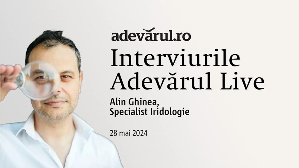 Irisul știe totul despre tine. Cum  să îți descoperi bolile ascunse, explică Alin Ghinea, Specialist în Iridologie