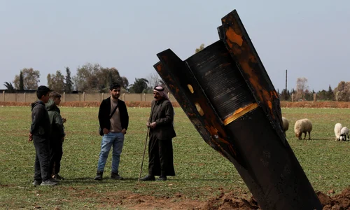 Racheta iraniană interceptată de Turcia   FOTO: X Iran International English