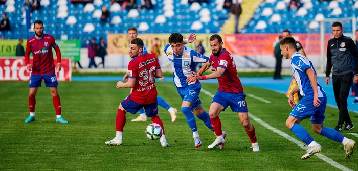 Steaua s-a făcut de râs la Iași, pierzând cu 5-1 în fața lui Poli. Foto Facebook