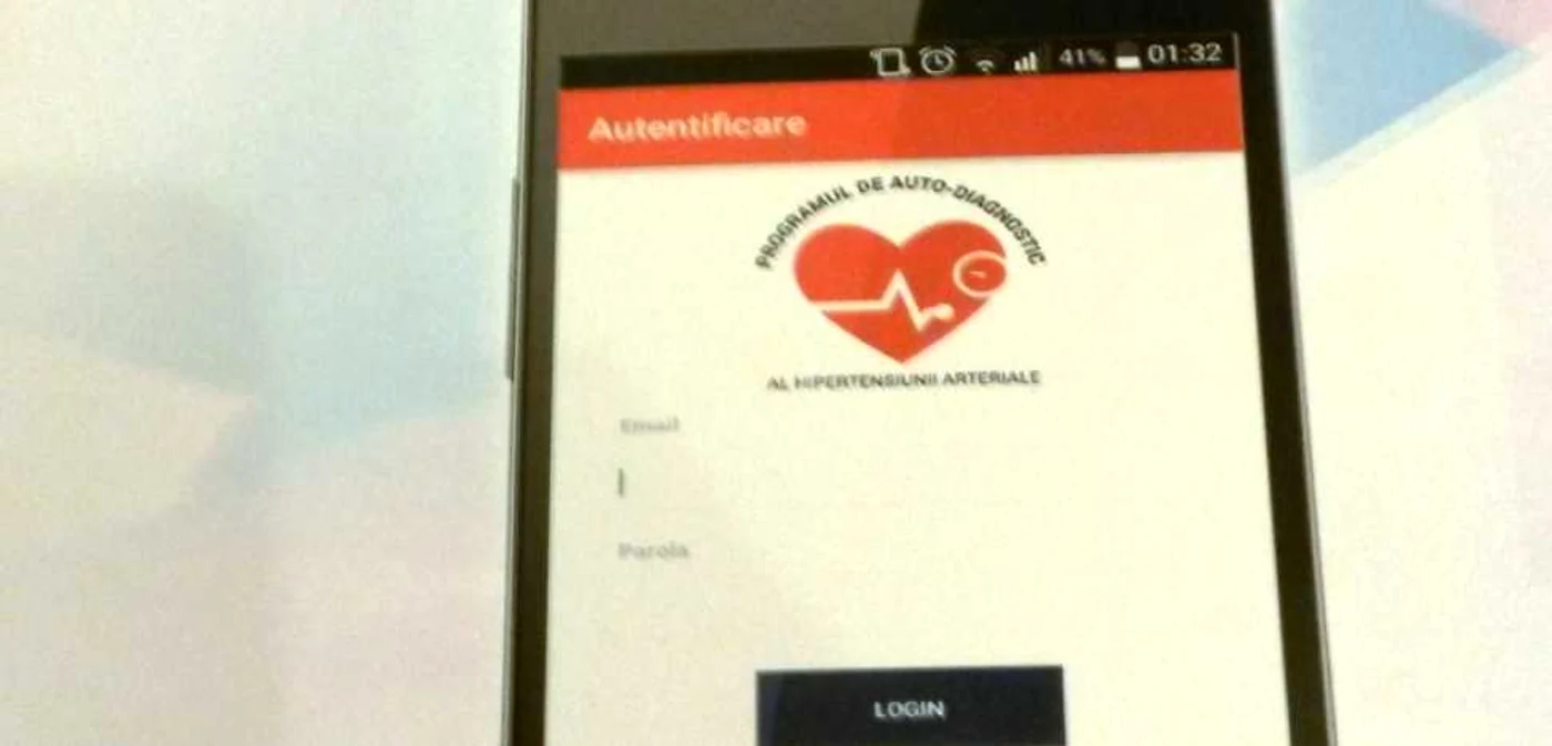 Aplicaţie pe telefon pentru diagnosticarea hipertensiunii arteriale