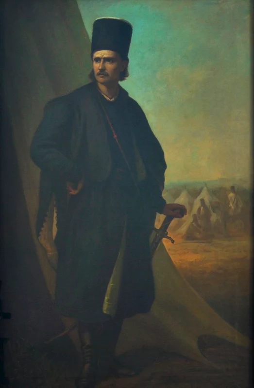 Tudor Vladimirescu, de Theodor Aman. 1873, ulei pe pânză (© Muzeul Național de Istorie a României)