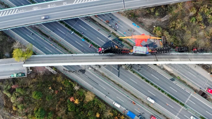 Pod prabusit in Ezhou provincia Hubei China 19 decembrie 2020 FOTO Getty Images / VCG