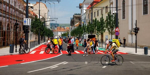 cluj centru bulebard . foto primaria cluj-napoca