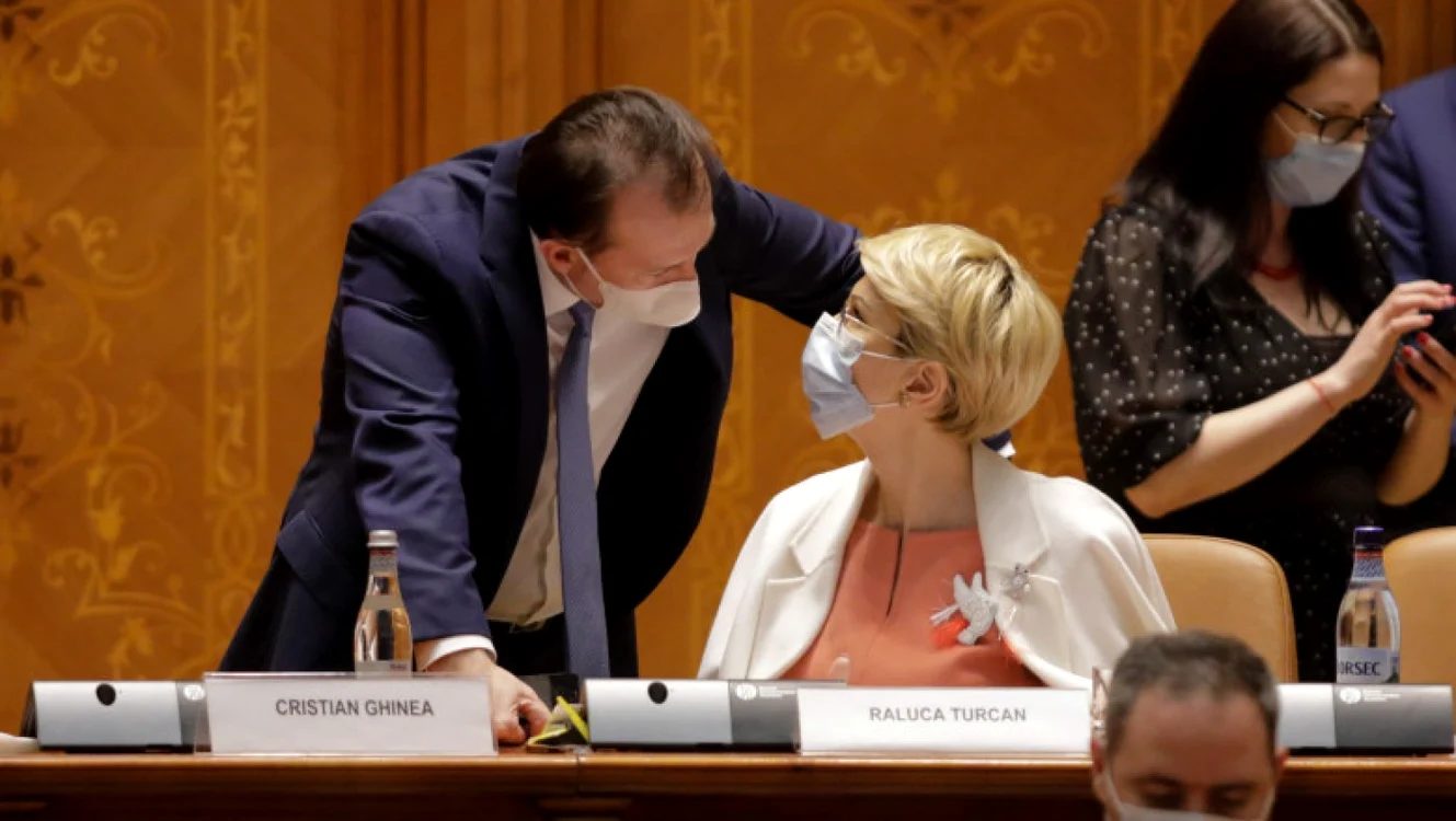 Florin Cîţu şi Raluca Turcan sunt la cuţite FOTO Inquam Photos / George Călin