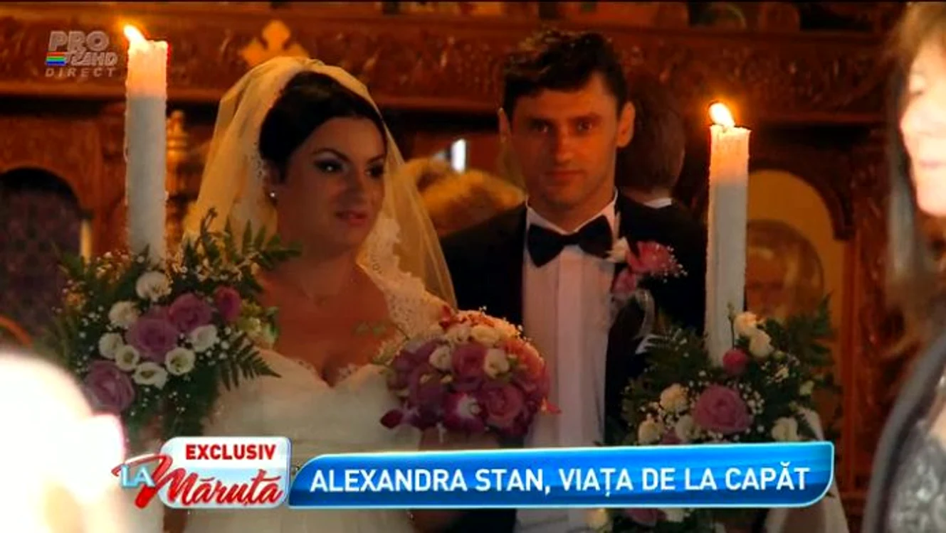 Sora Alexandrei a făcut nuntă mare la Constanţa (captură: PRO TV)