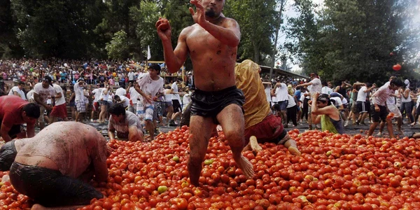 tomatina chile reuters