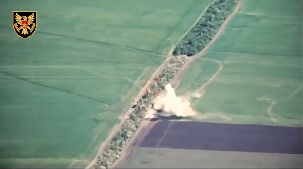 Momentul în care forțele ucrainene distrug noul sistem rus de apărare aeriană S-350 Vitiaz, în Donețk