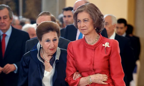 Regina Sofia a Spaniei cu cumnata sa, Infanta Margarita de Bourbon, sora Regelui Juan Carlos   GettyImages 146224190 jpg