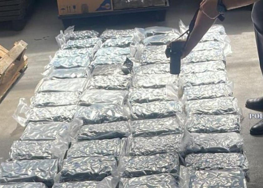 Trei bărbaţi au fost reținuți după ce au introdus în România, prin curier, aproape 50 de kilograme de canabis din Spania