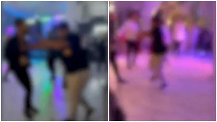 Invitații s-au luat la bătaie Foto: captură Antena3