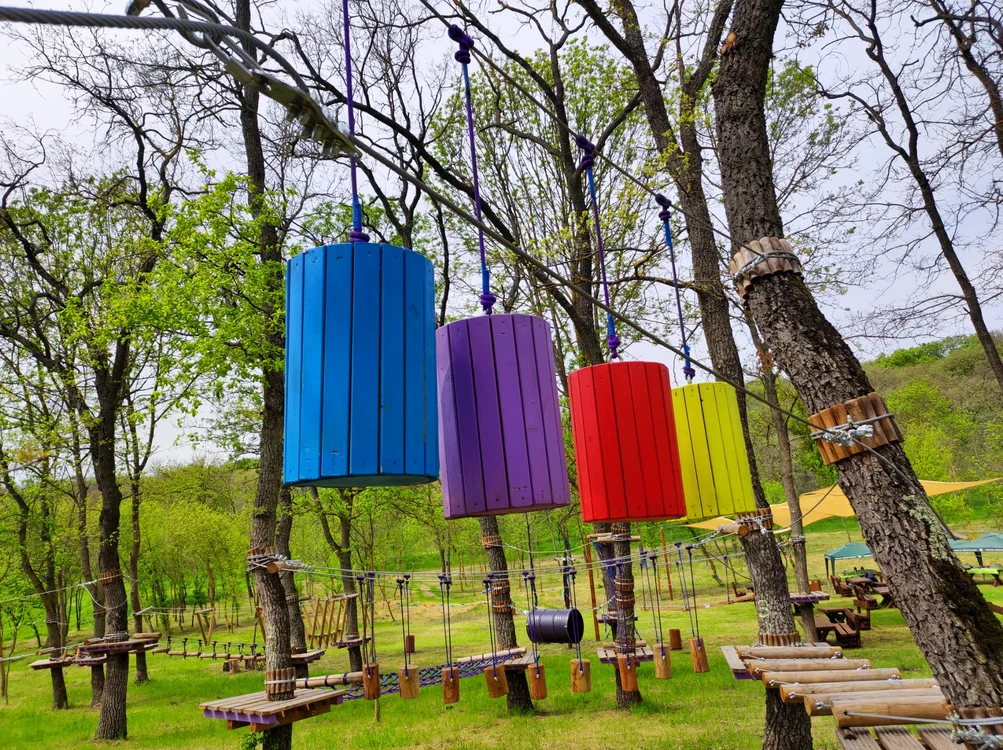 Parcul se întinde pe o suprafață de opt hectare FOTO: C. Mazilu 