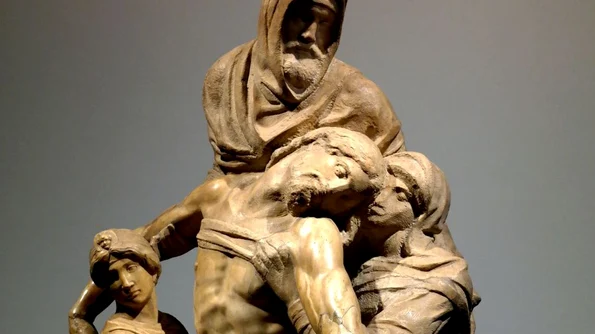 Restaurarea sculpturii „Pietà Bandini” a lui Michelangelo a dezvăluit defecte în marmură / VIDEO jpeg