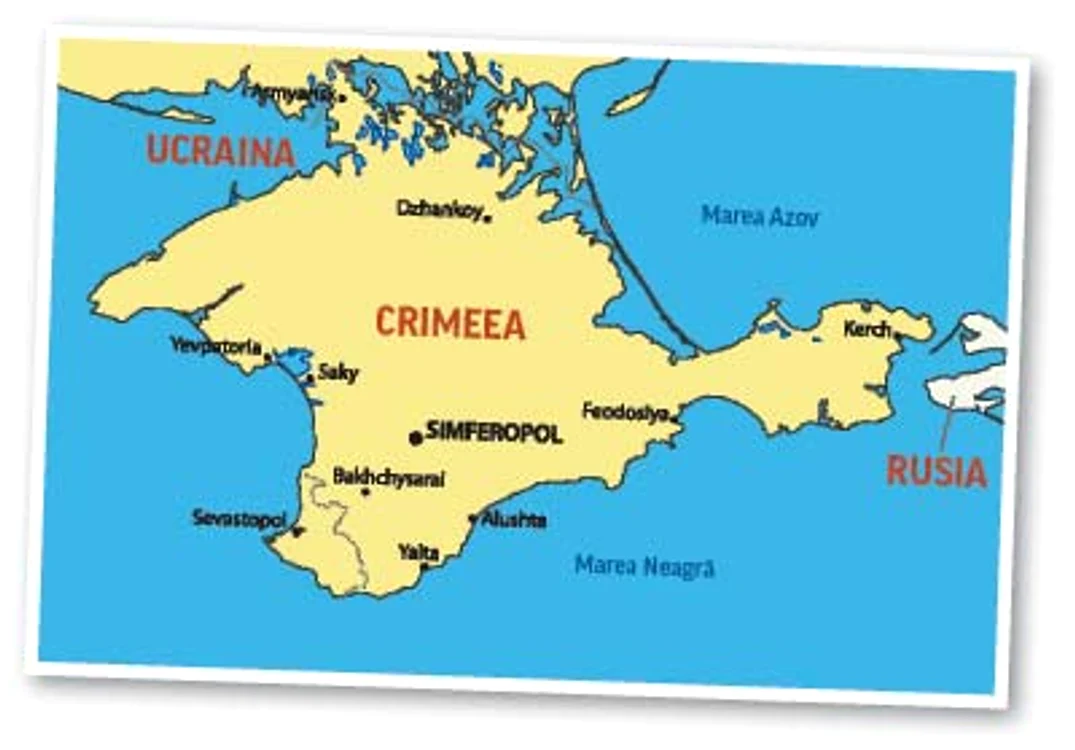 Republica  Crimeea e  situată la  Marea Neagră