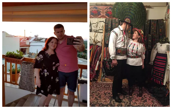 Dragoș Pătraru alături de soția sa, Monica