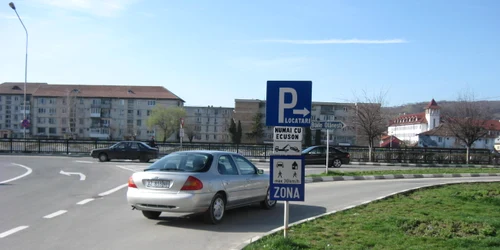 Parcarea pilot din zona Zăvoi