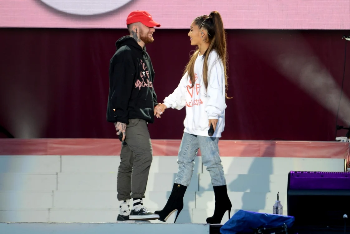 Ariana Grande şi Mac Miller au fost împreună doi ani. Cei doi s-au despărţit în acest an FOTO Guliver/Getty Images