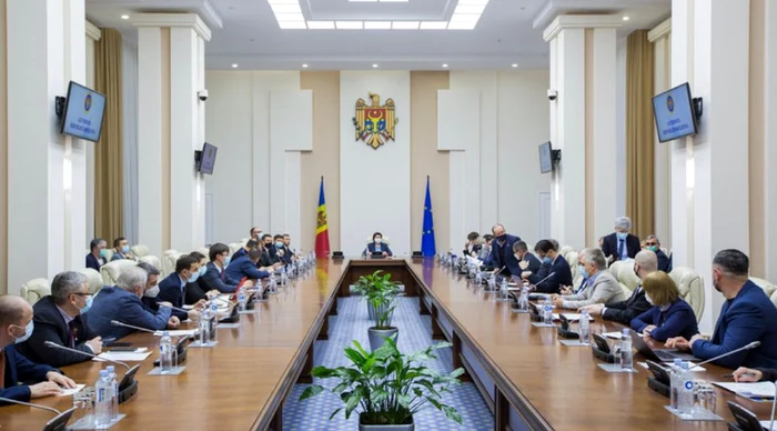 Ședință a guvernului de la Chișinău