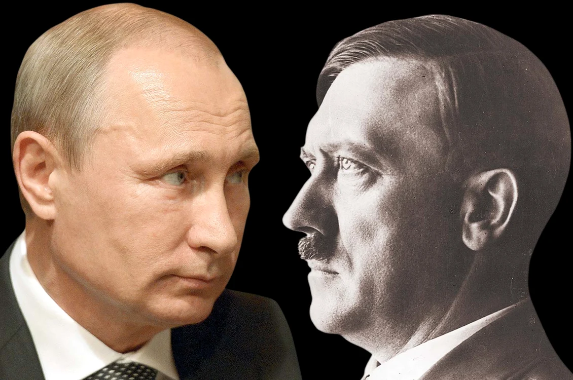 Vladimir Putin și Adolf Hitler FOTO Arhivă