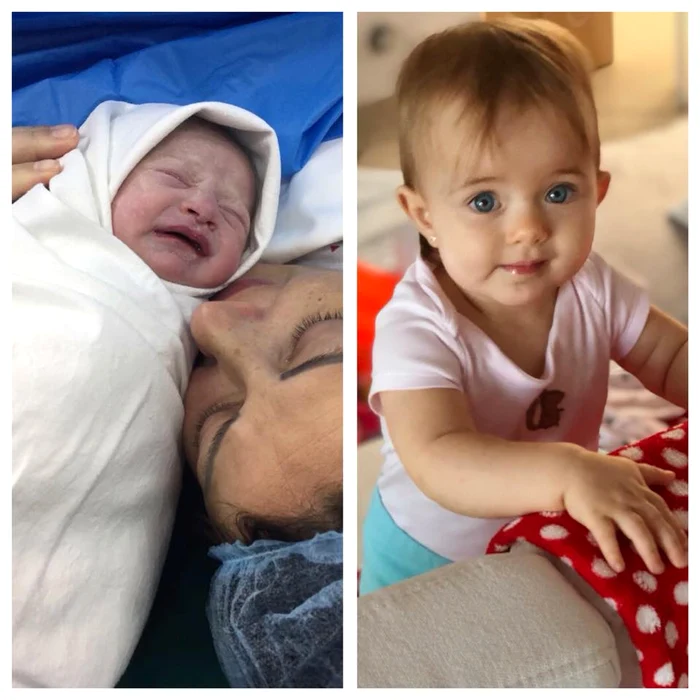 Fiica Gabrielei Cristea a împlinit un an