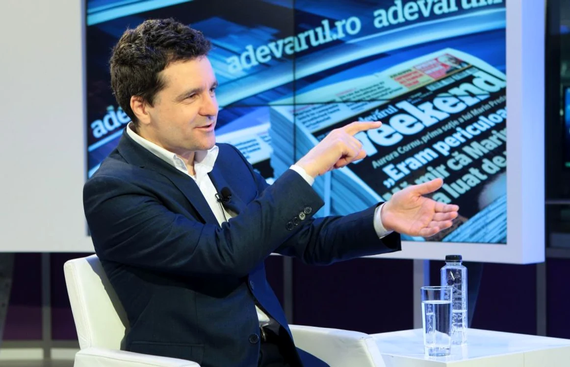 Nicuşor Dan, în studioul Adevărul Live Foto Eduard Enea