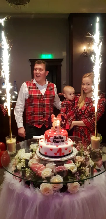 Familia a fost extrem de fericită la eveniment