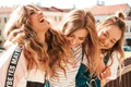 portrait three young beautiful smiling hipster girls trendy summer clothes sexy carefree women posing street positive models having fun jpg
