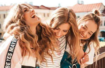 portrait three young beautiful smiling hipster girls trendy summer clothes sexy carefree women posing street positive models having fun jpg
