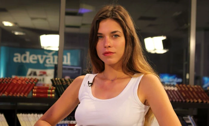 Ana Ularu în studioul Adevărul Live FOTO click