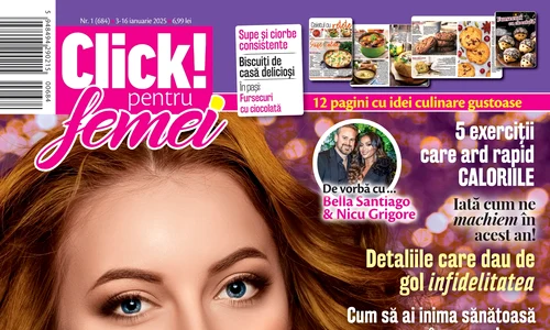 Coperta revista Click! pentru femei Nr 1 2025 jpeg