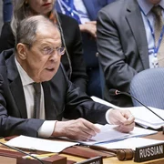Serghei Lavrov prezidează o reuniune a Consiliului de Securitate ONU FOTO EPA EFE jpg
