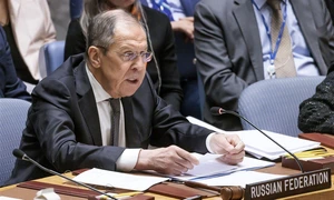 Serghei Lavrov prezidează o reuniune a Consiliului de Securitate ONU FOTO EPA EFE jpg