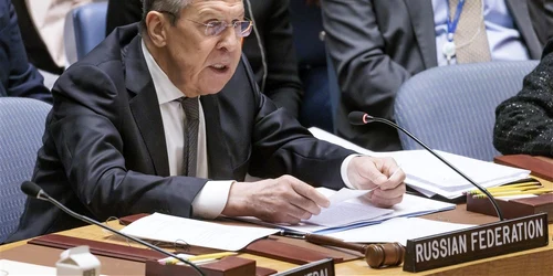 Serghei Lavrov prezidează o reuniune a Consiliului de Securitate ONU FOTO EPA EFE jpg