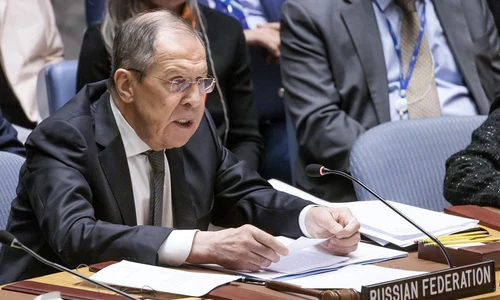 Serghei Lavrov prezidează o reuniune a Consiliului de Securitate ONU FOTO EPA EFE jpg