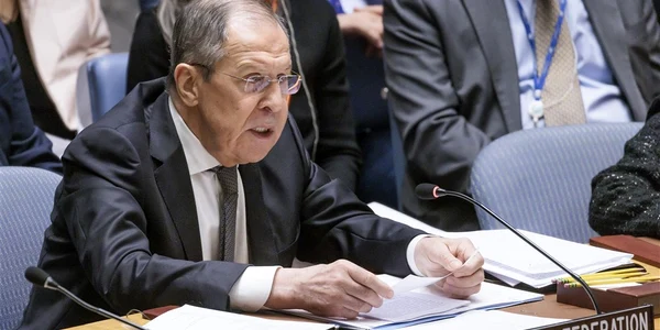 Serghei Lavrov prezidează o reuniune a Consiliului de Securitate ONU FOTO EPA EFE jpg
