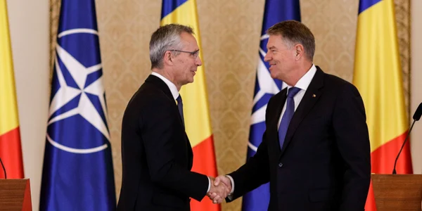 Întâlnirea secretarului general al NATO, Jens Stoltenberg, cu președintele României, Klaus Iohannis, la Cotroceni. FOTO Inquam Photos / Octav Ganea