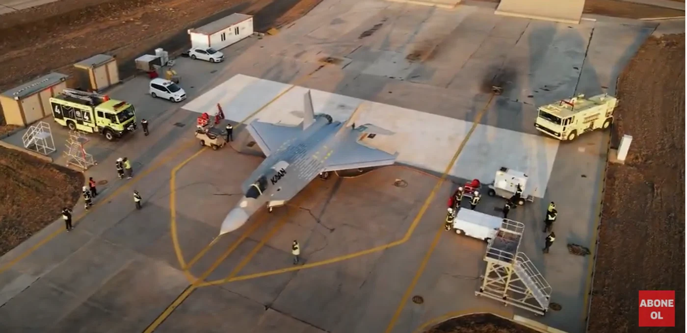 KAAN, primul avion de vânătoare fabricat în Turcia. FOTO Captură video YouTube CHIP Online 