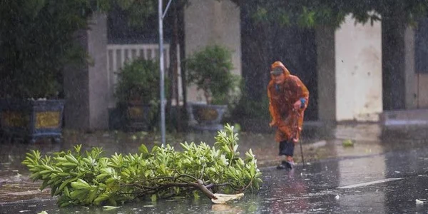 Vietnam, lovit de un taifun foto x jpeg