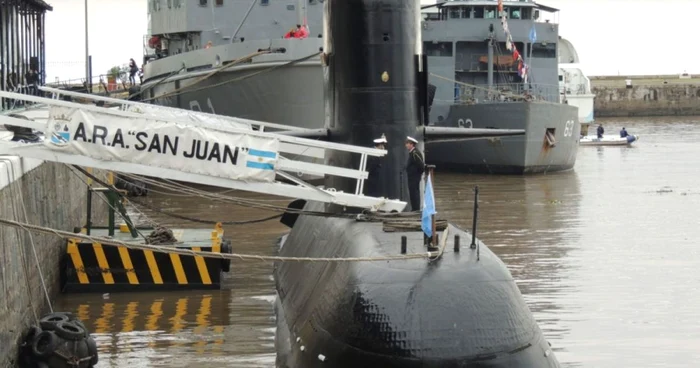 Submarinul „Ara San Juan“ FOTO sky.com